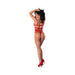 Magic Silk Holidaze Open Strap Teddy Red L/xl - SexToy.com