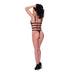 Magic Silk Rude Awakening Strappy Teddy Black S/m - SexToy.com