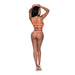 Magic Silk Rude Awakening Strappy Teddy Neon Orange L/xl - SexToy.com