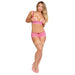 Magic Silk Tickled Pink Demi Bra & Split - Crotch Short - SexToy.com