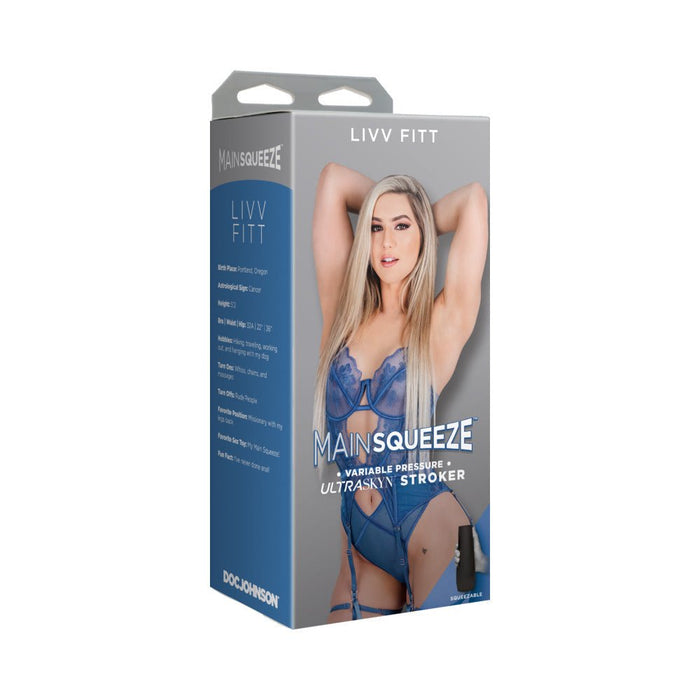 Main Squeeze Livv Fitt Ultraskyn Stroker Pussy Vanilla - SexToy.com