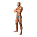 Male Power Dirty Denim Bikini Denim Print M - SexToy.com