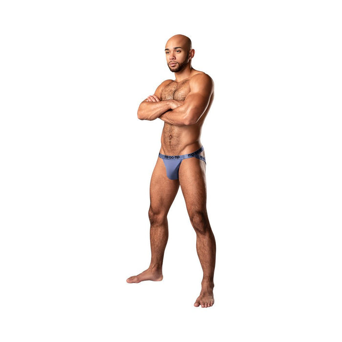 Male Power Infinite Comfort Amplifying Strappy Jock Periwinkle L/xl - SexToy.com