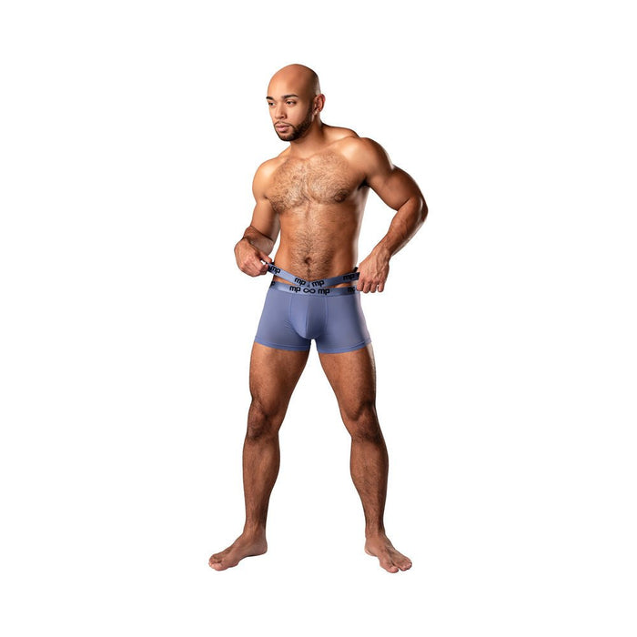 Male Power Infinite Comfort Amplifying Strappy Pouch Short Periwinkle L - SexToy.com