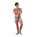 Male Power Infinite Comfort Amplifying Strappy Thong Periwinkle S/m - SexToy.com