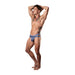 Male Power Infinite Comfort Amplifying Strappy Thong Periwinkle S/m - SexToy.com