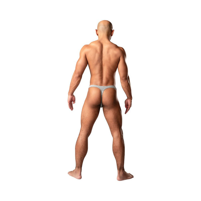 Male Power Labyrinth Bong Thong Grey Weave L/xl - SexToy.com