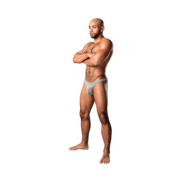 Male Power Labyrinth Bong Thong Grey Weave L/xl - SexToy.com