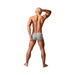 Male Power Labyrinth Mini Short Grey Weave L - SexToy.com