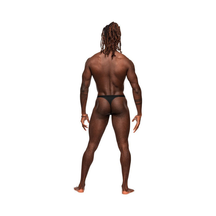 Male Power Magnificence Micro V Thong Black S/m - SexToy.com