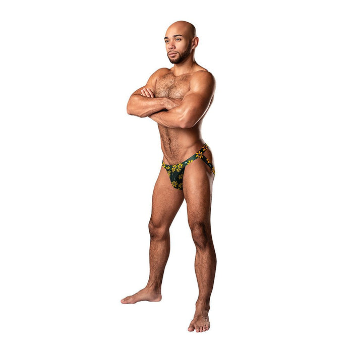 Male Power Petal Power Jock Daisy Print S/m - SexToy.com