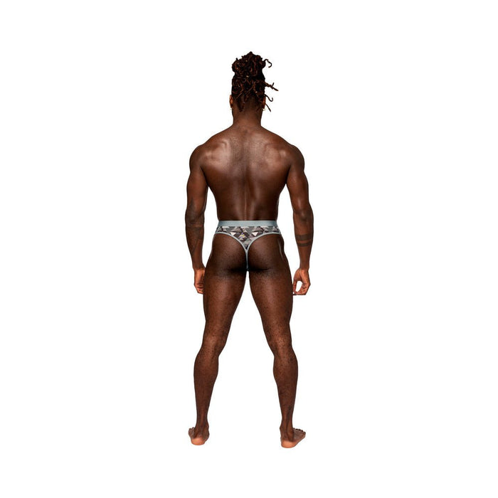 Male Power Sheer Prints Sheer Thong Optical S/m - SexToy.com