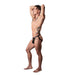 Male Power Show Stopper Jock Silver Mesh Dot L/xl - SexToy.com