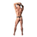 Male Power Show Stopper Thong Silver Mesh Dot L/xl - SexToy.com