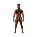 Male Power S'naked Shoulder Sling Harness Thong One - piece Black/blue L/xl - SexToy.com