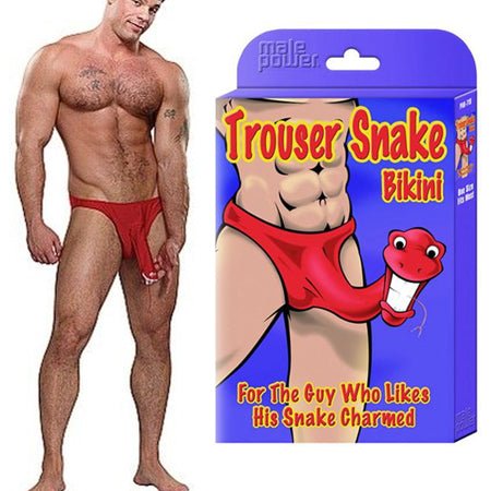 Male Power Trouser Snake Bikini Red - SexToy.com