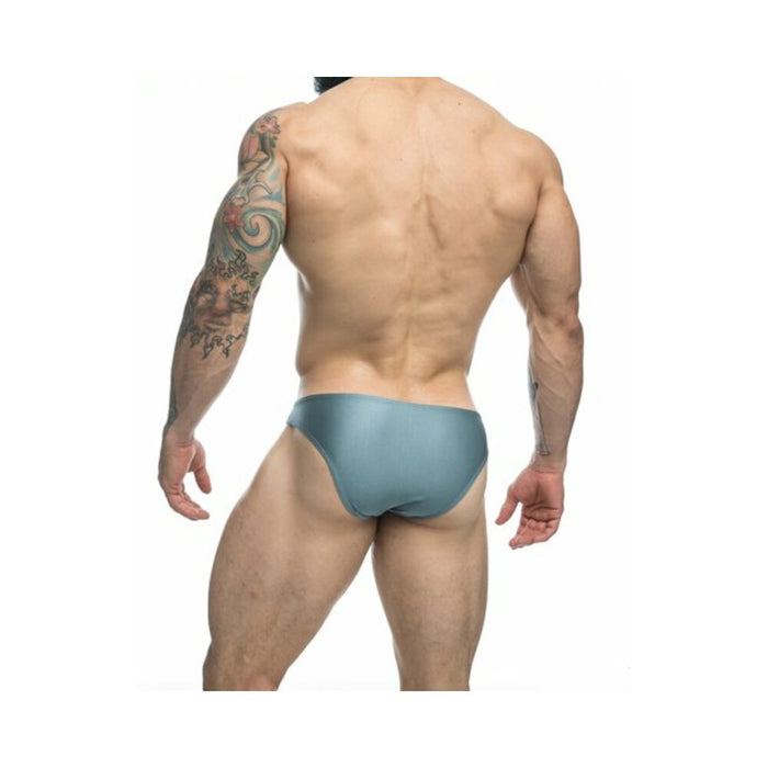 Malebasics Justin + Simon Classic Bikini Metal Green L - SexToy.com