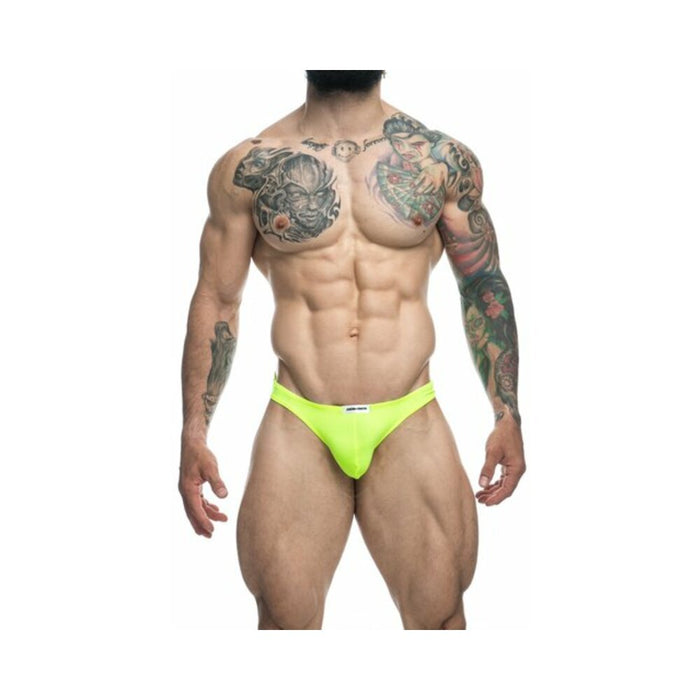 Malebasics Justin + Simon Classic Bikini Neon Green L - SexToy.com