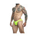 Malebasics Justin + Simon Classic Bikini Neon Green L - SexToy.com