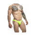 Malebasics Justin + Simon Classic Bikini Neon Green L - SexToy.com