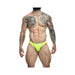 Malebasics Justin + Simon Classic Bikini Neon Green S - SexToy.com