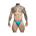 Malebasics Justin + Simon Classic Tanga Turquoise L - SexToy.com