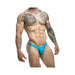 Malebasics Justin + Simon Classic Tanga Turquoise L - SexToy.com