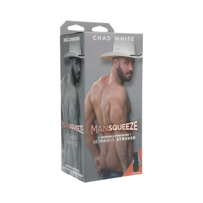 Man Squeeze - Chad White - Ultraskyn Stroker - Ass Vanilla - SexToy.com