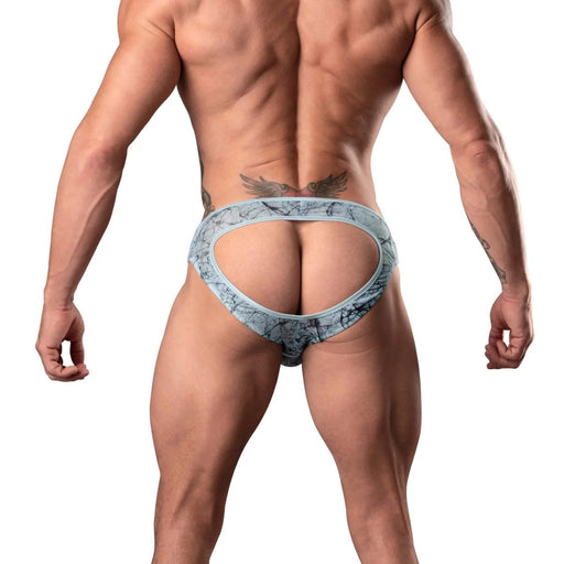 MARBLE MESH MOONSHINE JOCK LIGHT BLUE L/XL - SexToy.com