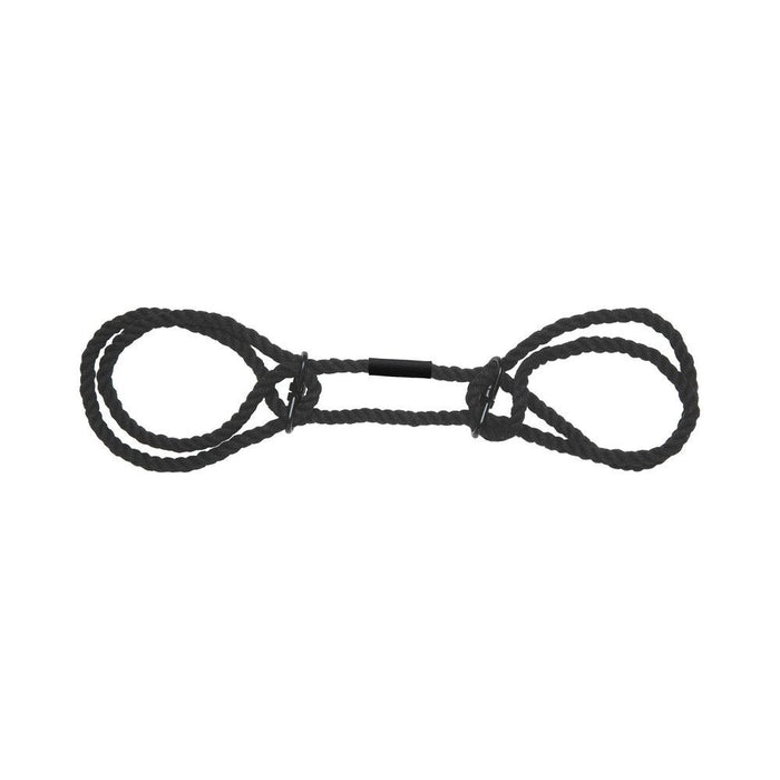 Merci Bind&tie 6mm Hemp Wrist/ankle Cuffs Black - SexToy.com