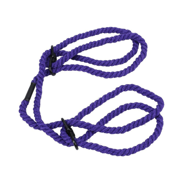 Merci Bind&tie 6mm Hemp Wrist/ankle Cuffs Violet - SexToy.com