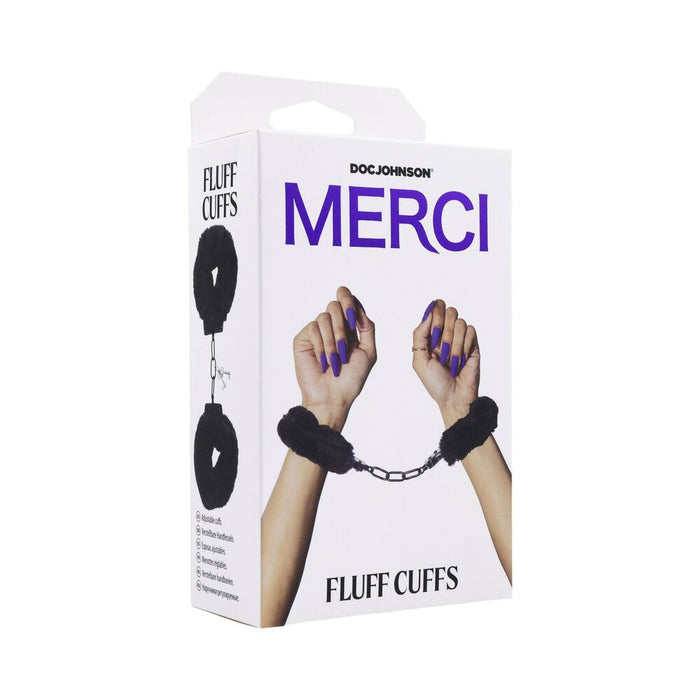 Merci Fluff Cuffs Black - SexToy.com