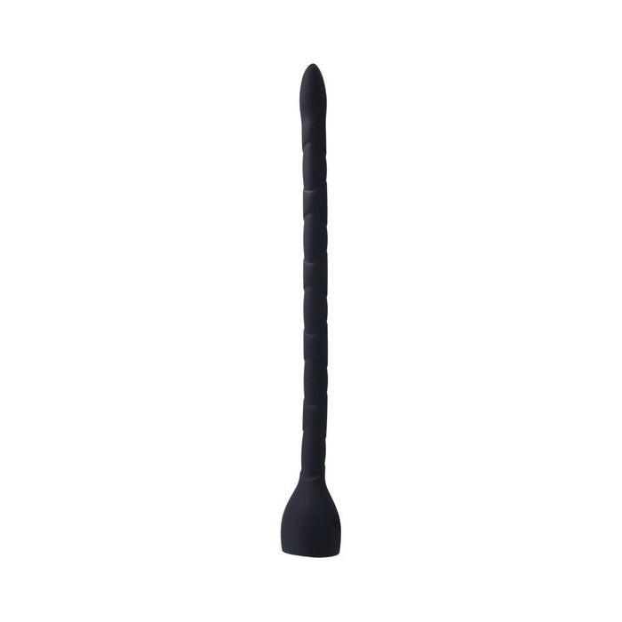 Merci In Deep Premium Silicone Anal Snake Black - SexToy.com