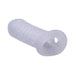 Merci Jacked Up Extender With Ball Strap Thin Frost - SexToy.com