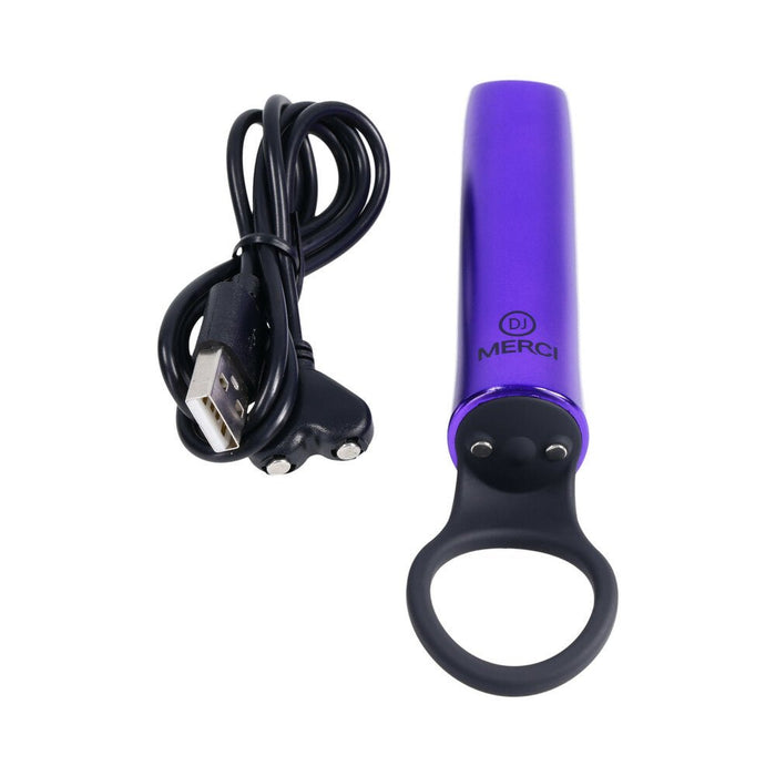 Merci Power Play With Silicone Grip Ring Violet - SexToy.com