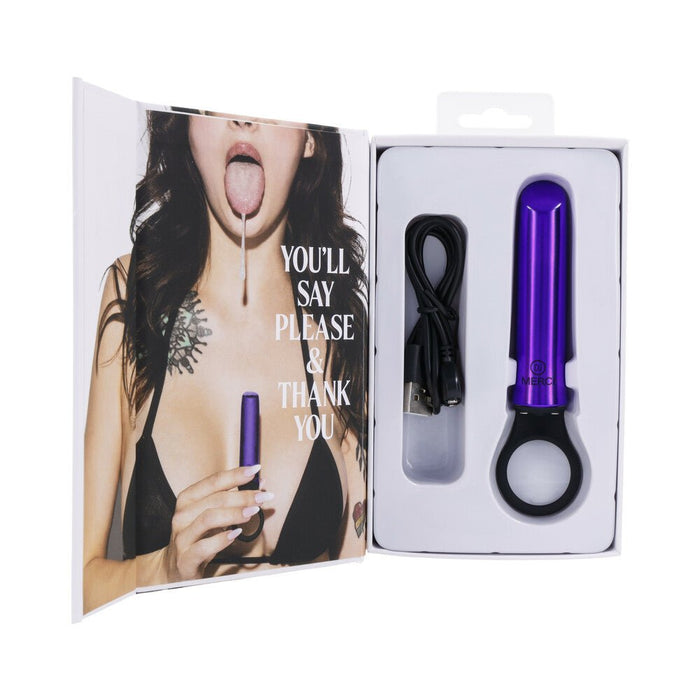 Merci Power Play With Silicone Grip Ring Violet - SexToy.com