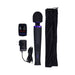 Merci Rechargeable Power Wand Ultra - powerful Silicone Wand Massager Black Violet - SexToy.com