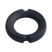 Merci Silicone Covered Metal Cock Ring 35mm Black - SexToy.com