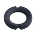 Merci Silicone Covered Metal Cock Ring 45mm Black - SexToy.com