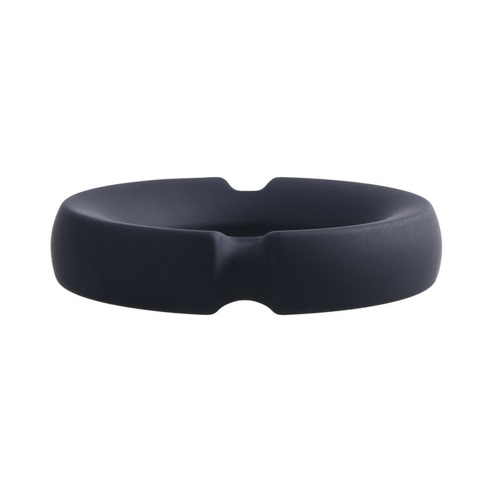 Merci Silicone Covered Metal Cock Ring 50mm Black - SexToy.com