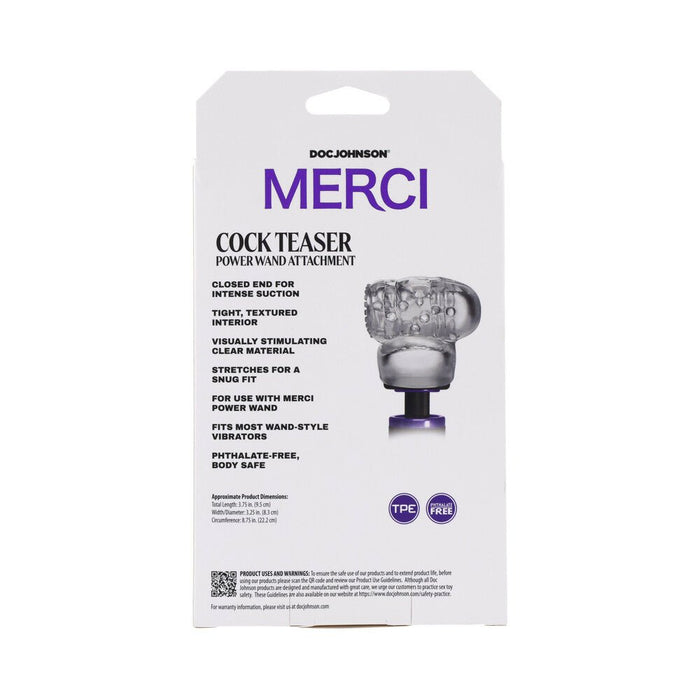 Merci Wand Attachment Cock Teaser Clear - SexToy.com