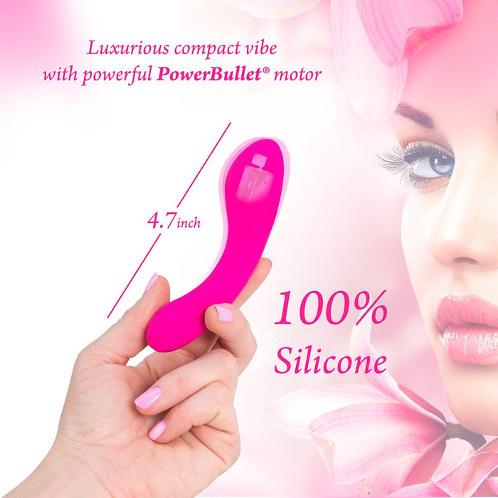 Mini Swan Wand 4.75 inches Pink Vibrator - SexToy.com