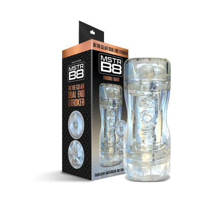 Mstr B8 In The Clear Double Date Dual End Stroker - SexToy.com