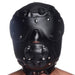 Muzzled Universal BDSM Hood Removable Muzzle Black - SexToy.com