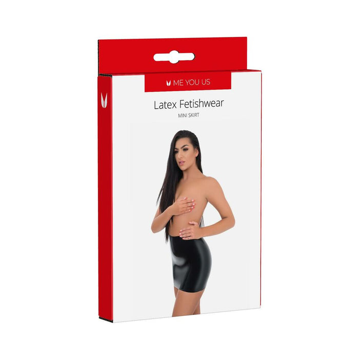 Myu Latex Mini Skirt Lg Black - SexToy.com