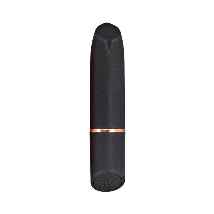 Nasstoys Mystique Vibe Rechargeable Silicone Bullet Vibrator Black - SexToy.com