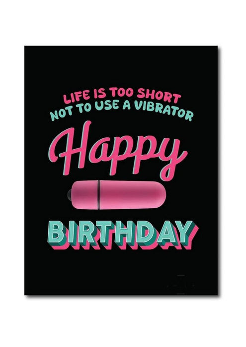 Naughtyvibe Happy Birthday Life Card - SexToy.com