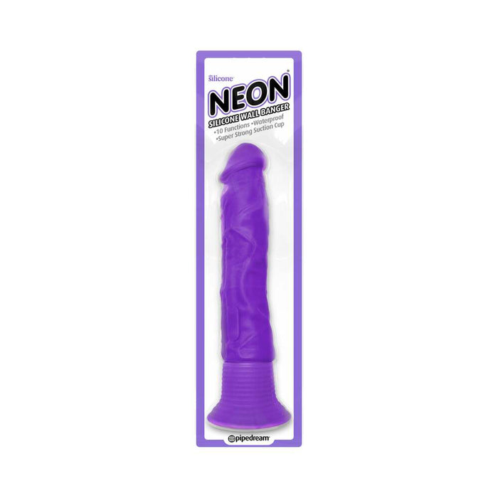 Neon Silicone Wall Banger - Purple - SexToy.com