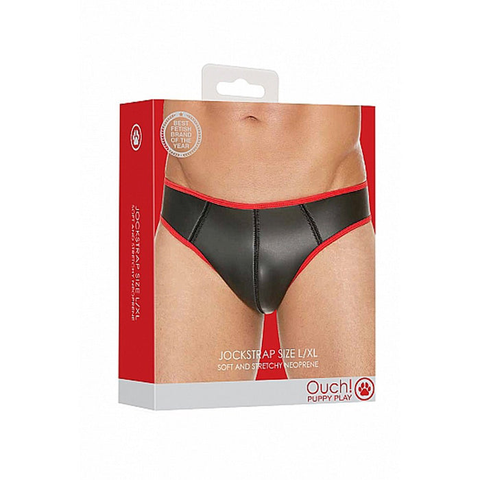 Neoprene Jockstrap Size L/xl Red - SexToy.com