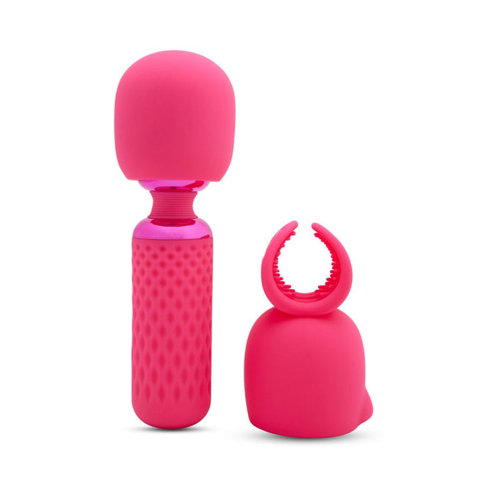 Nu Sensuelle Harlow Nubii Mini Wand W/ Masturbator Pink - SexToy.com